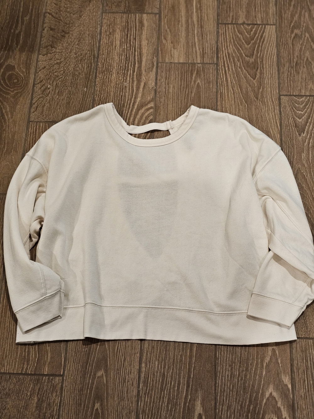 Ocean Drive Cream Scoop Neck Pullover Sweater